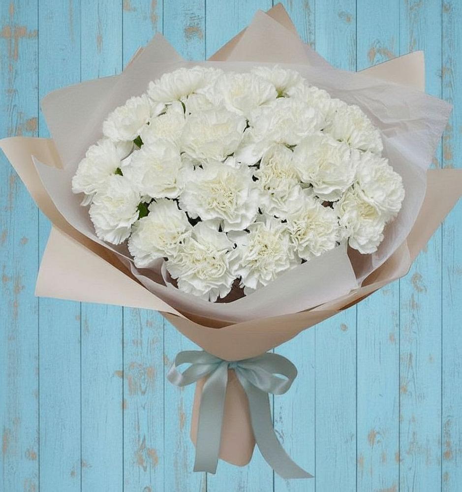 Букет цветов из: Гвоздики в Тарках