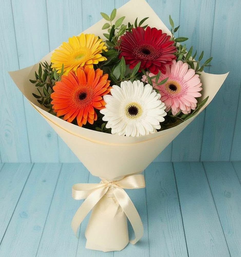 Букет цветов из: Герберы в Тарках