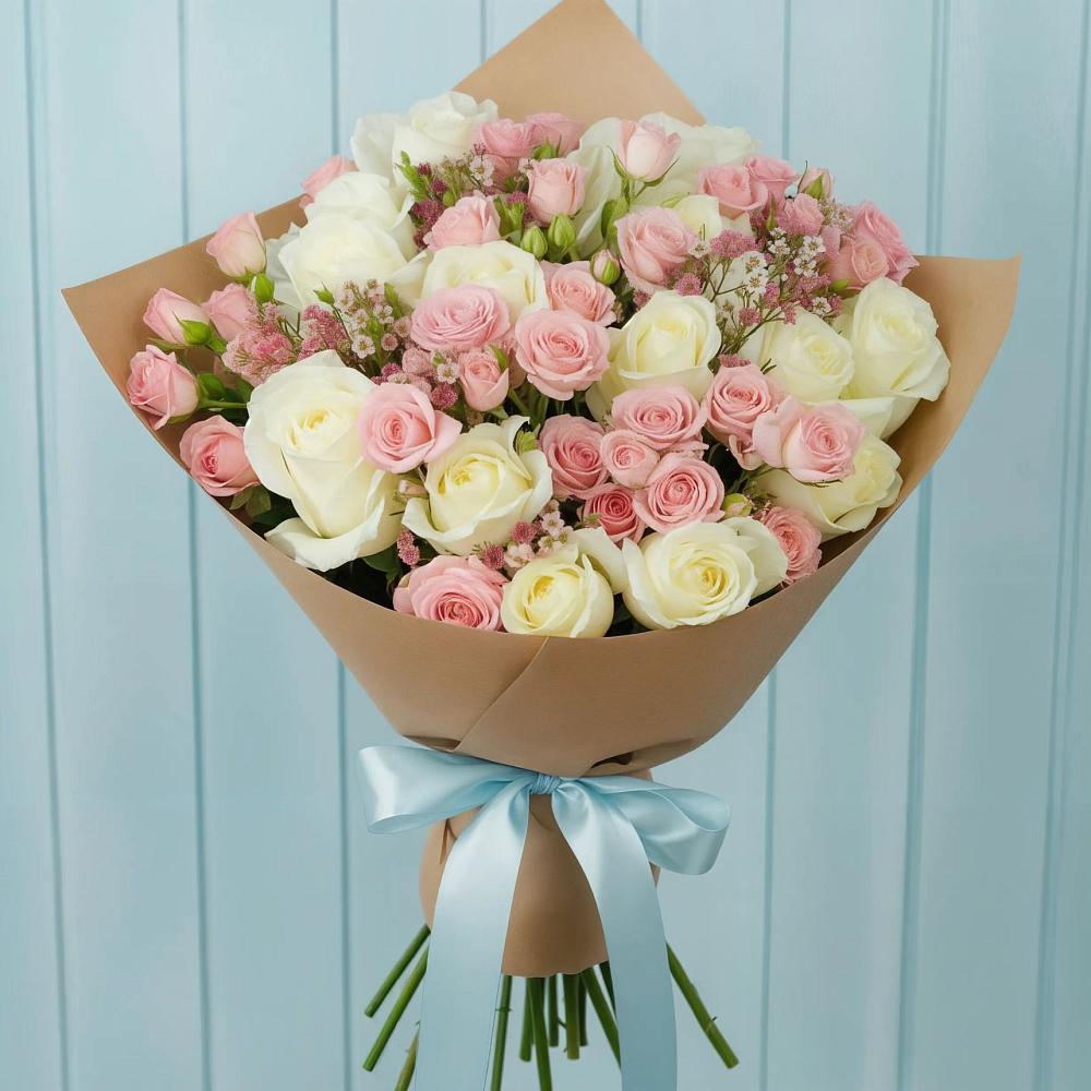 Букет цветов из: Розы в Тарках