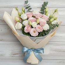 Букет цветов из:  Лизиантусы в Тарках