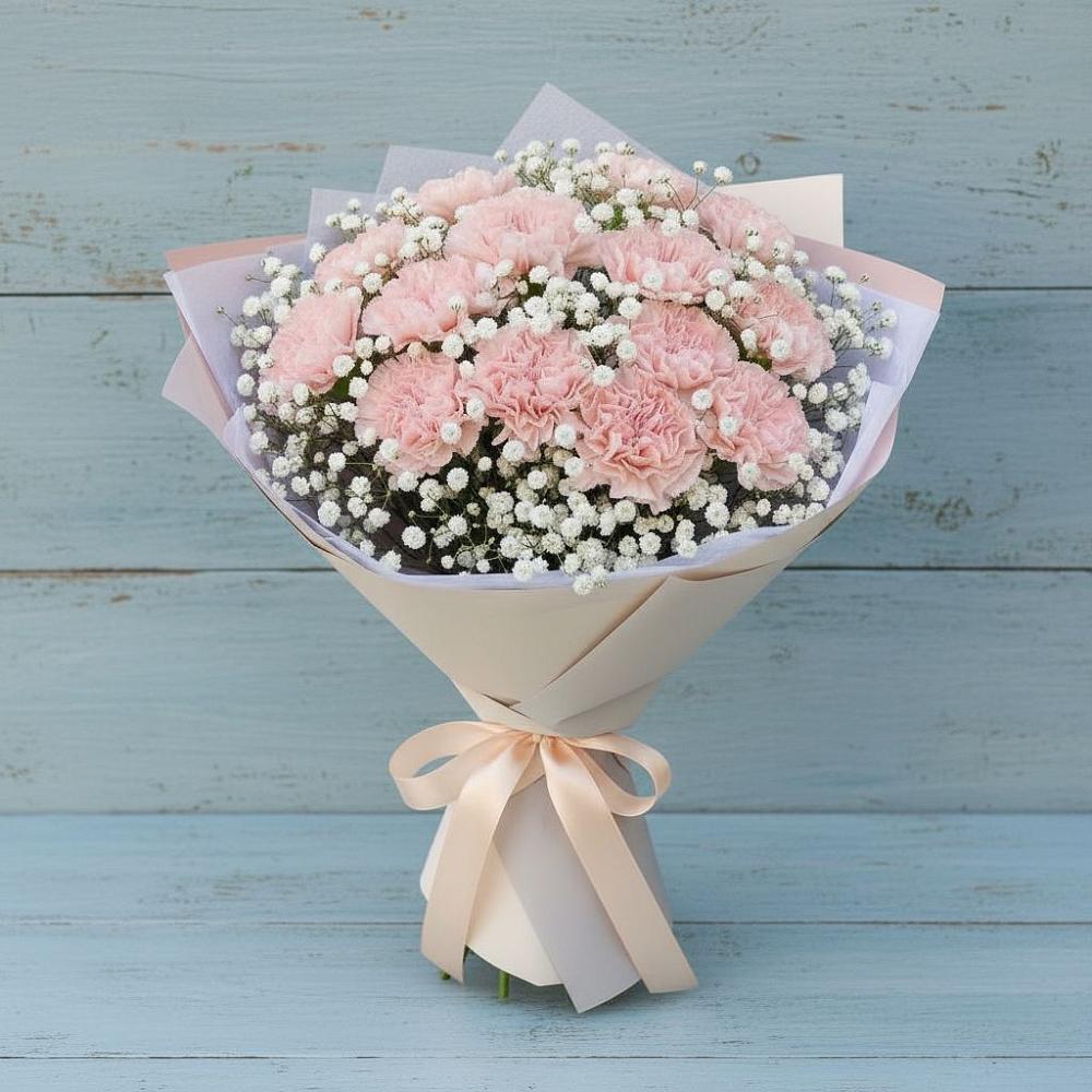 Букет цветов из: Гвоздики в Тарках