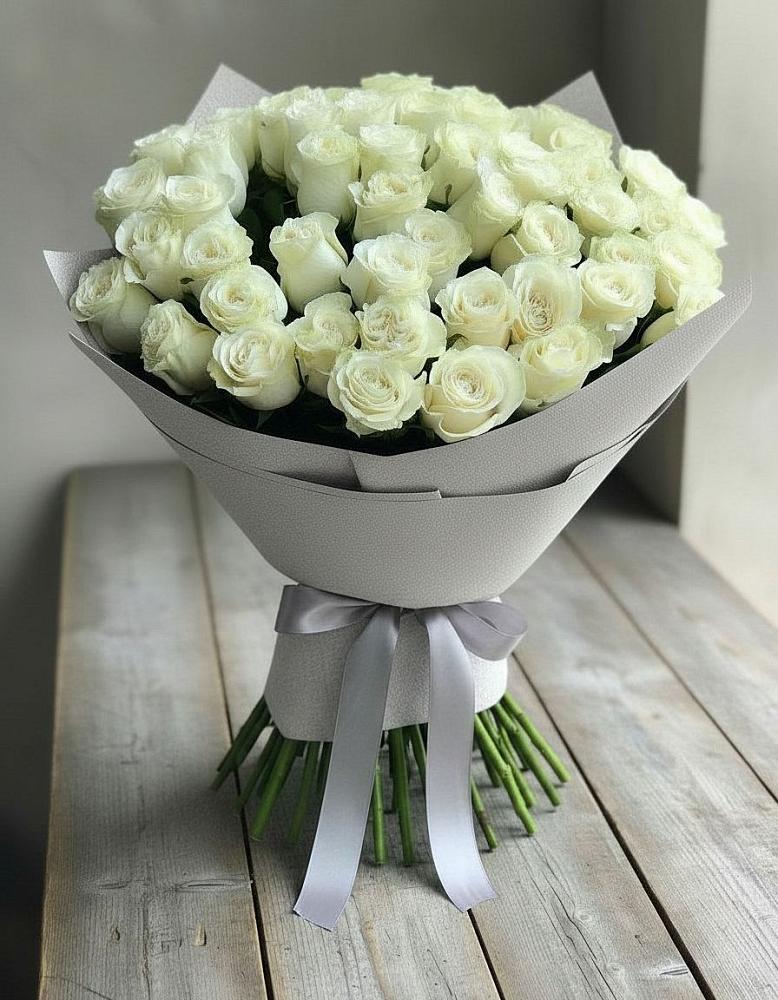 Букет 35 Белых роз в Тарках