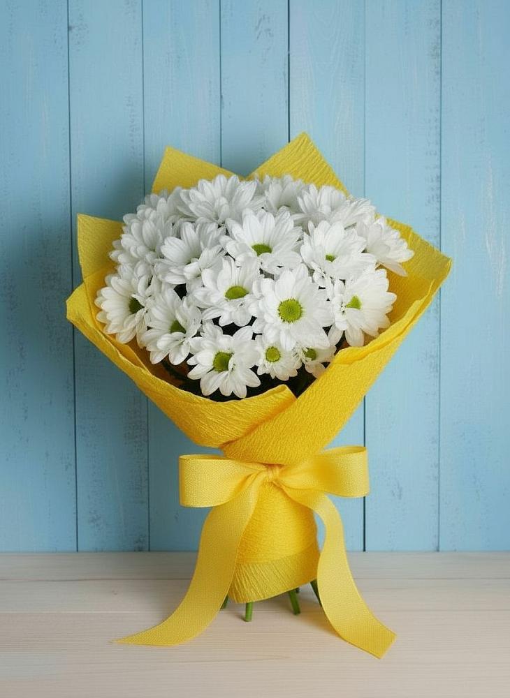 Букет цветов из: Хризантемы в Тарках