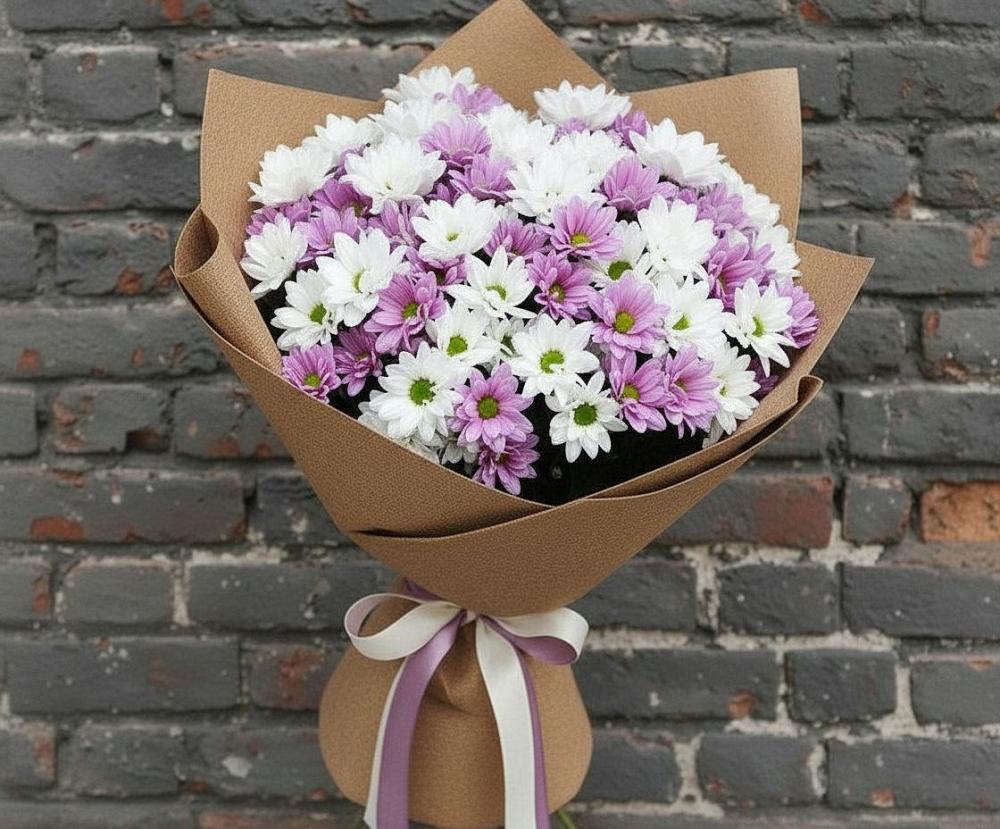Букет цветов из: Хризантемы в Тарках