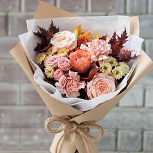 Букет цветов из:  Гвоздики, Хризантемы и Розы #REPLACE_PRED# Тарках