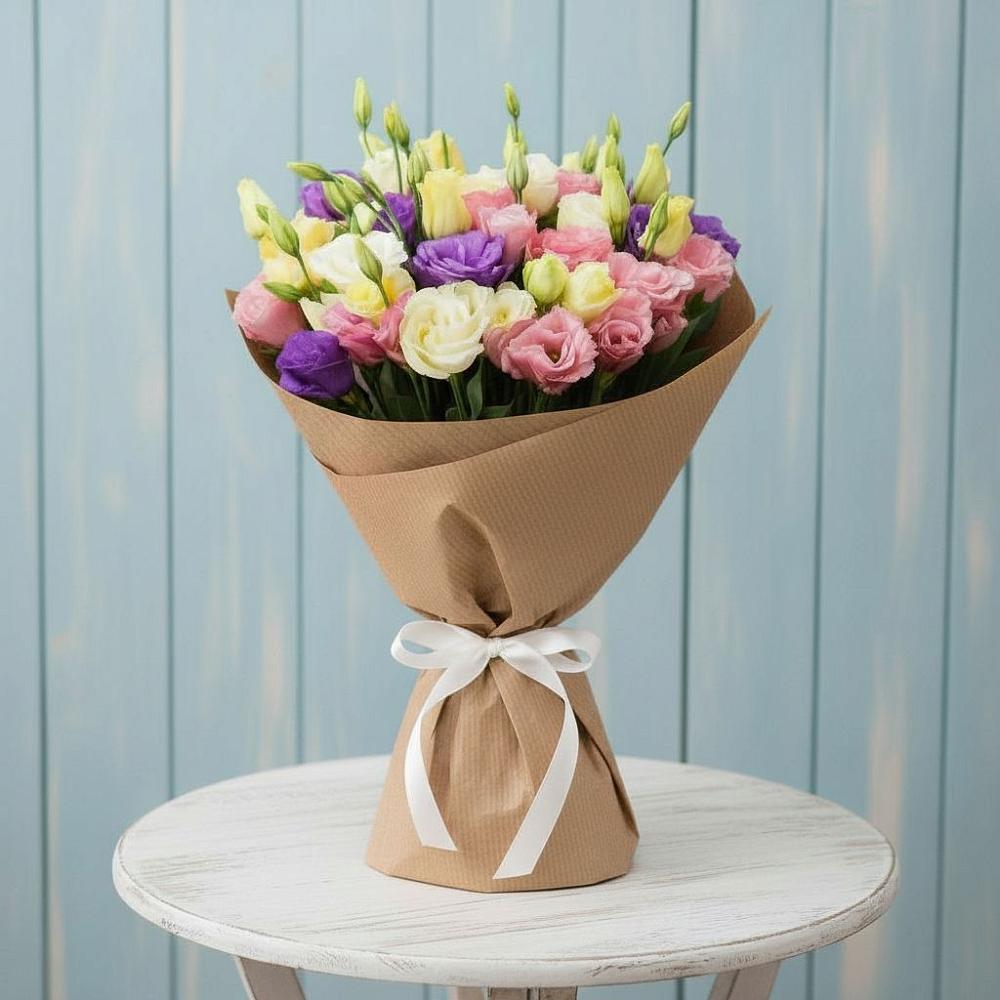 Букет цветов из: Лизиантусы в Тарках