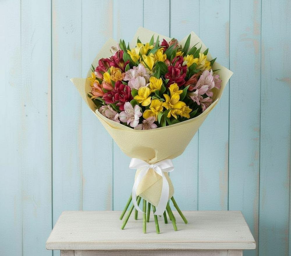 Букет цветов из: Альстромерии в Тарках